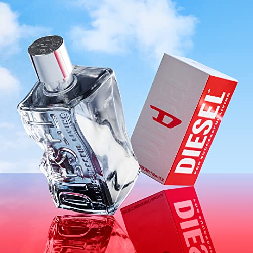 D by Diesel Refillable Eau de Toilette Spray for Everyone – Men and Women – Ginger Extract, Denim Cotton Accord, Vanilla Bourbon Extract, Lavender Heart, 3.4 Fl. Oz.