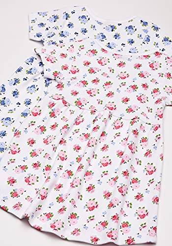 Luvable Friends Baby Girls' Cotton Dress, Floral, 9-12 Months