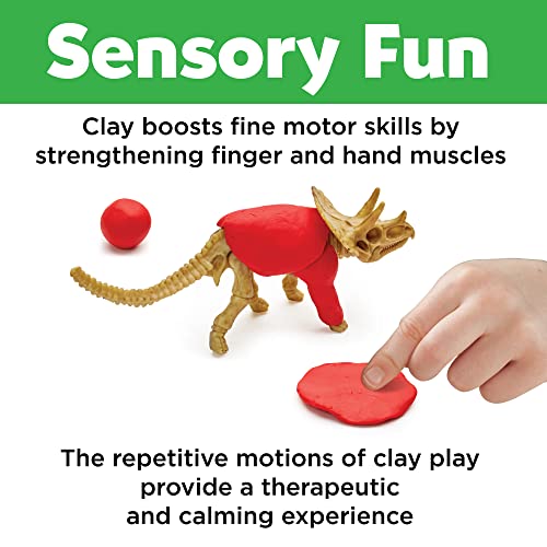 Creativity for Kids Create with Clay Dinosaurs - Build 3 Dinosaur Figures with Modeling Clay
