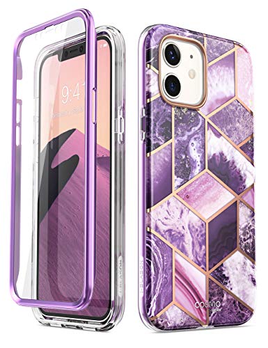 i-Blason Cosmo Series Designed for iPhone 12 Mini Case (2020), Slim Full-Body Stylish Protective Case with Built-in Screen Protector, Ameth