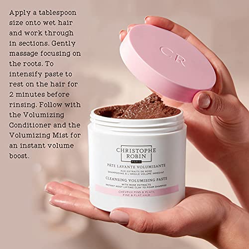 Christophe Robin Cleansing Volumizing Paste with Rose Extracts Unisex Paste 8.4 oz