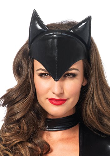 Leg Avenue Women's 3 Pc Frisky Feline Costume with Catsuit, Belt, Head Piece, Large