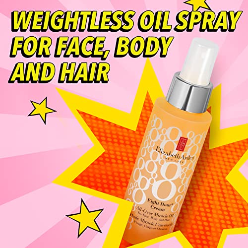 Elizabeth Arden Eight Hour Cream, All-Over Miracle Oil,Face, Body and Hair Oil, 3.4 Oz