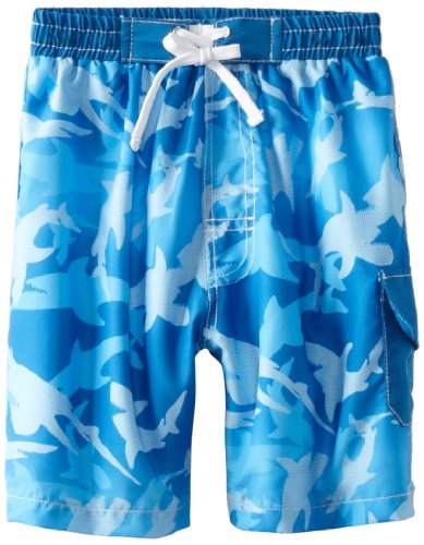 Baby Banz Boys' Board Shorts, Fin Frenzy Pattern, 2
