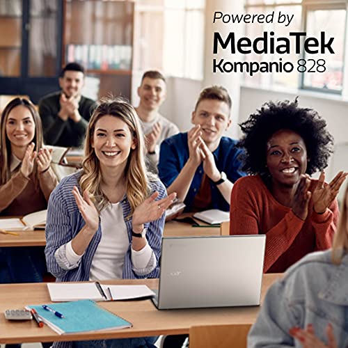 Acer Chromebook 514 Laptop | 14' FHD Touch | MediaTek Kompanio 828 Octa-Core Processor | 8GB RAM | 64GB eMMC | Wi-Fi 6 | Backlit KB | Chrome OS | Up to 15 Hours Battery Life | CB514-2HT-K0FZ, Silver