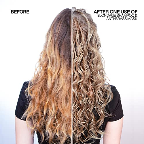 Redken Color Extend Blondage Express Anti-Brass Hair Mask | For Blonde and Highlighted Hair | Hair Toner | Ultra-Pigmented Purple Hair Mask For Blonde Hair