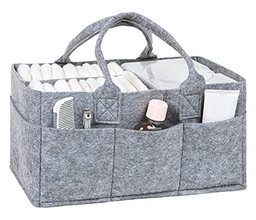Sammy and Lou Felt Storage Caddy, Gray (103122)
