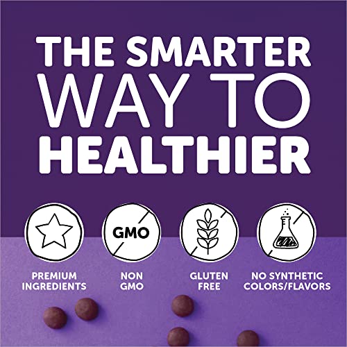 SmartyPants Kids Probiotic Immunity Gummies: Prebiotics and Probiotics for Immune Support and Digestive Comfort, Grape Flavor, Vegan Gummy Vitamins, 60 Count, 30 Day Supply, No Refrigeration Required