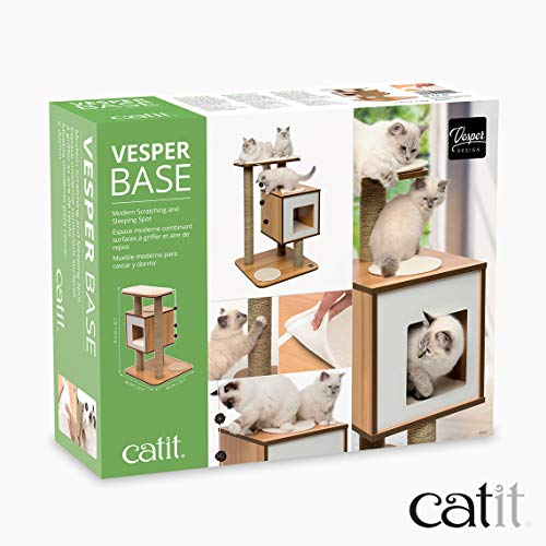 Vesper Cat Tree, Base, Walnut, 52042
