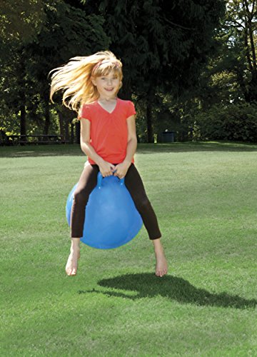 Toysmith Playground Classics, Hoppy Ball, 18' Ride-On Bounce Ball, For Boys and Girls Ages 3+ , Blue