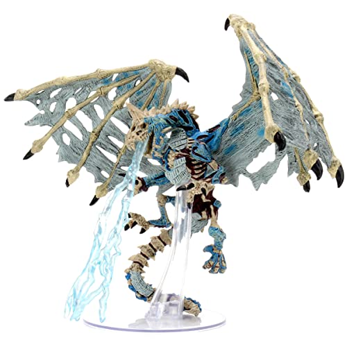 DandD Icons of the Realms Miniatures: Boneyard - Blue Dracolich Premium