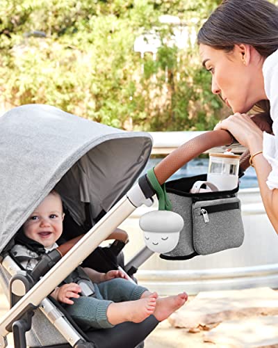 Skip Hop Universal Stroller Organizer, Grab and Go, Heather Grey