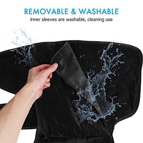 QUINEAR Leg Massager with Heat Air Compression Massage for Foot and Calf Helpful for Circulation and Muscles Relaxation(FSA or HSA Approved)