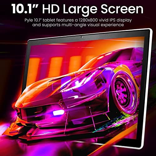 Pyle Kids Tablet with Stylus Pen, 7 Inch Android Tablet with 1080p HD Display, Dual Camera, WiFi Compatibility, Quad-Core Processor, 1GB RAM, 8GB Storage, Kid Proof Cover