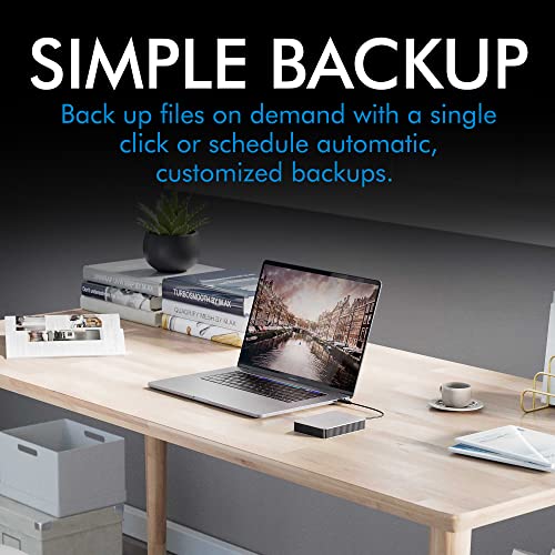 LaCie Mobile Drive 2TB External Hard Drive Portable HDD - Moon Silver, USB-C 3.2, for PC and Mac, Post-Consumer Recycled, with Adobe All Apps Plan and Rescue Services (STLP2000400)