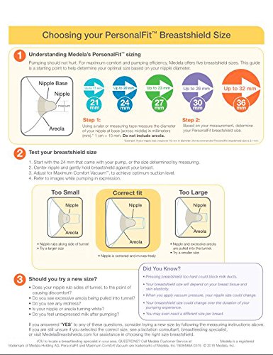 Medela Contact Nipple Shield, 24mm Medium, Nippleshield for Breastfeeding with Latch Difficulties or Flat or Inverted Nipples, Made Without BPA