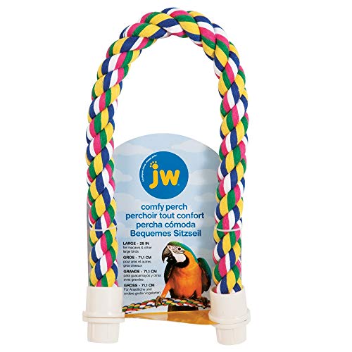 JW Booda Comfy Perch for Birds, Large 28-Inch, Multi (56124)