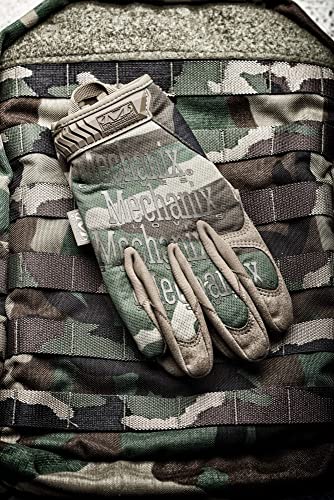 Mechanix Wear - Original Woodland Camo Tactical Gloves (Large, Camouflage) (MG-77-010)