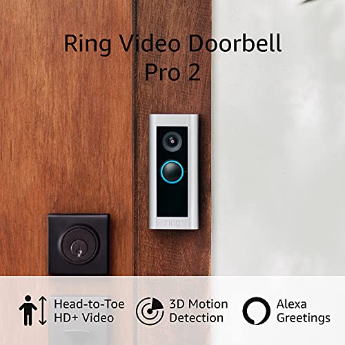 Ring Video Doorbell Pro 2 – Best-in-class with cutting-edge features (existing doorbell wiring required) – 2021 release