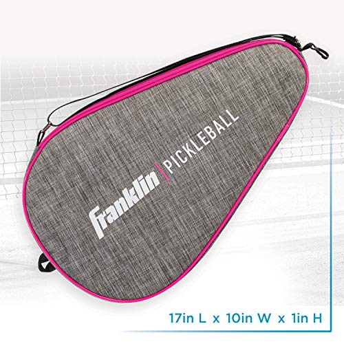 Franklin Sports Pickleball Paddle Bag - Official Bag of the US Open - Grey/Pink