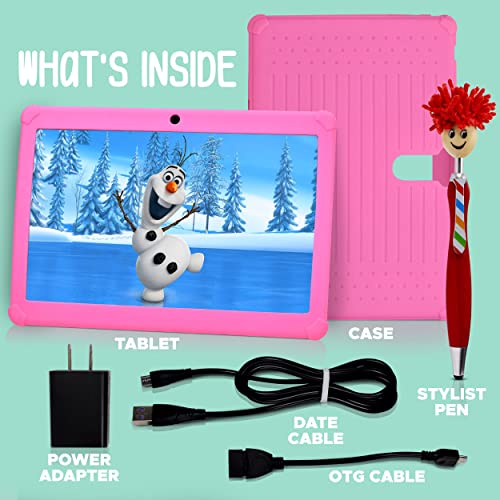 Pyle 10.1” Kids Tablet w/Stylus Pen - 10.1-Inch Tablet w/ 1080p HD Display, Dual Camera, WiFi Compatibility, Quad-Core Processor, 1GB RAM, 8GB Storage, Kid-Proof Cover : Electronics