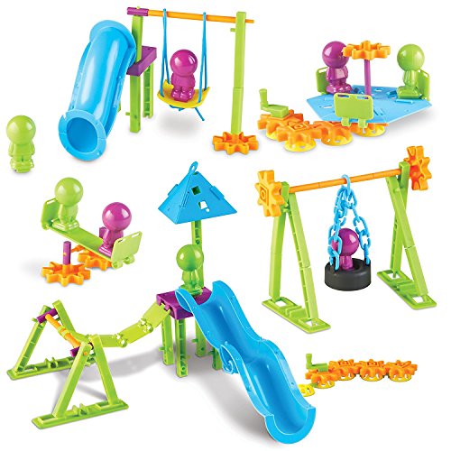 Learning Resources Playground Engineering and Design STEM Set - 104 Pieces, Ages 5+ STEM Toys for Kids, Construction Toys