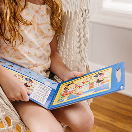 Melissa and Doug PAW Patrol Take-Along Magnetic Jigsaw Puzzles (2 15-Piece Puzzles) - PAW Patrol-Themed Magnetic Travel Puzzles For Toddlers and Kids Ages 3+