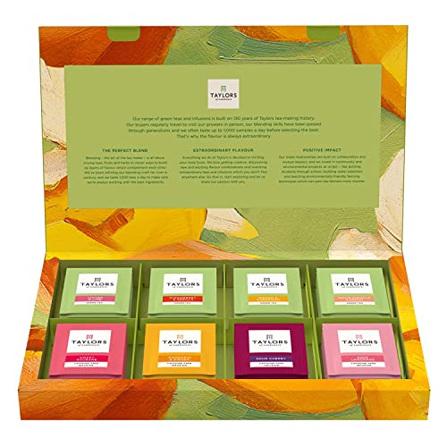 Taylors of Harrogate Green Tea and Herbal Infusions Variety Box, 48 Count