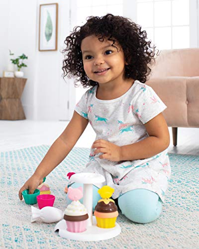 Skip Hop Play Food Set, Zoo Sort and Stack Cupcakes (Discontinued by Manufacturer)