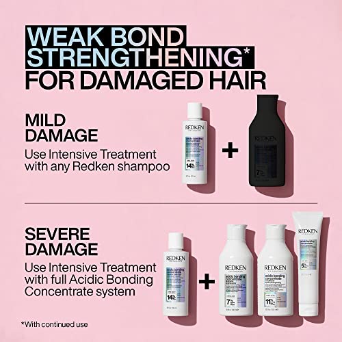 Redken Acidic Bonding Concentrate Leave In Conditioner for Damaged Hair | Hair Repair | For All Hair Types | Leave In Treatment, 5.1 Fl Oz