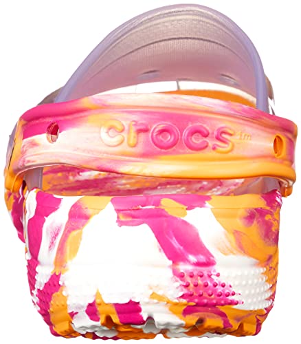 Crocs Unisex Men's and Women's Classic Clog, Translucent White, 7 US