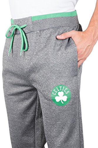 Ultra Game NBA Men's Soft Fleece Active Jogger Sweatpants