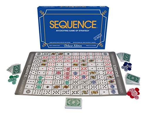 Jax Sequence - Exciting Game of Strategy - Deluxe Edition, Blue