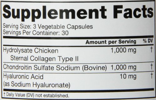 Roex Vitamins | Collagen II Plus | Vegetable Capsules | Organic | Joint Health | Anti-Aging | 90 Count