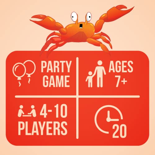 You've Got Crabs by Exploding Kittens - A Card Game Filled with Crustaceans and Secrets - Family-Friendly Party Games For Adults, Teens and Kids
