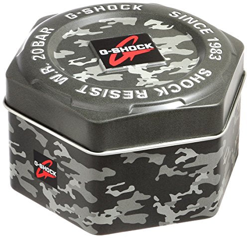 Casio Men's GA-100CF-1A9CR G-Shock Camouflage Watch With Black Resin Band