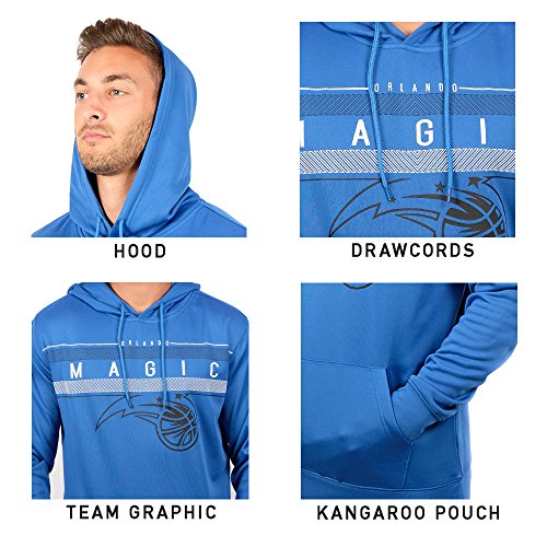 Ultra Game NBA Men's Fleece Midtown Pullover Sweatshirt Medium