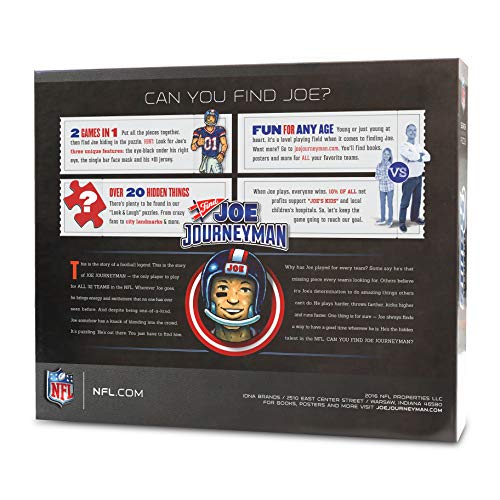 YouTheFan NFL Joe Journeyman 18'' x 24'' 500-Piece Team Puzzle