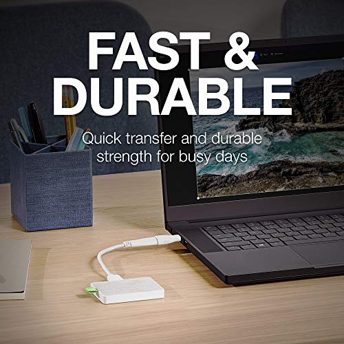 Seagate Ultra Touch SSD, 500 GB, Portable External SSD, 2.5', USB 3.0, PC and Mac, Black, 4 mo Adobe Creative Cloud Photography Plan and Three-yr Rescue Services (STJW500401)