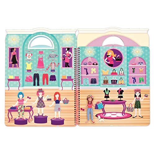 Melissa and Doug Puffy Sticker Play Set, Glamour