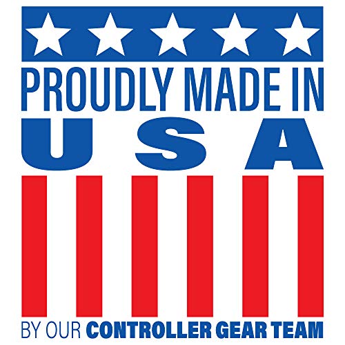 Neck Gaiter Face Mask Scarf - Proudly Made in The USA. Sun and Dust Protection, Sport, Bandanas for Fishing, Hiking, Cycling, Motorcycling, Running - Green Camo Flag and Red Stripe Flag