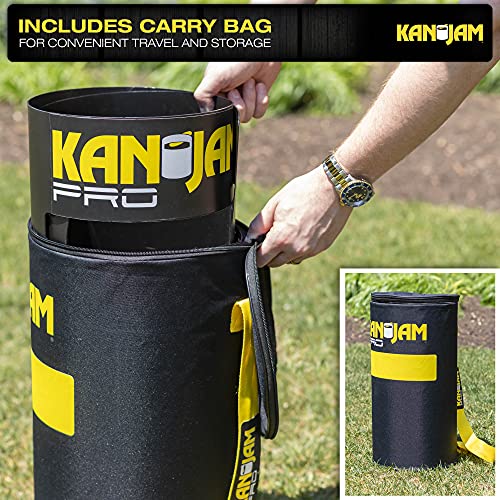 Kan Jam PRO Set Disc Throwing Game, American Made - Perfect for Outdoors, Beach, Backyard, Tailgates, Indoors and Outdoors,Black