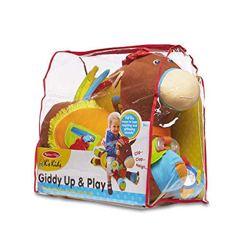 Melissa and Doug Giddy-Up and Play Baby Activity Toy - Multi-Sensory Horse