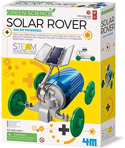 4M Green Science Solar Rover, DIY STEAM Powered Kids Science Kit, Boys and Girls Ages 5+