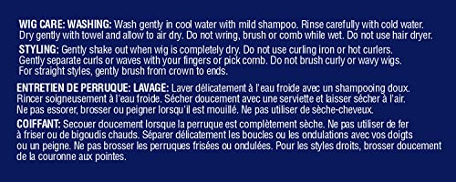 Forum Novelties Men's 1960's Costume Singer Wig, Brown, One Size