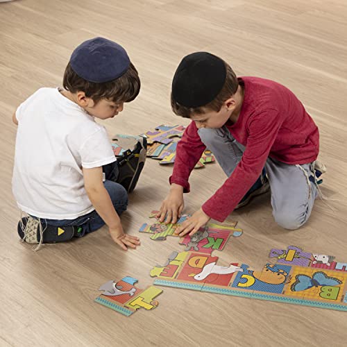 Melissa and Doug Natural Play Giant Floor Puzzle: ABC Animals (35 Pieces)