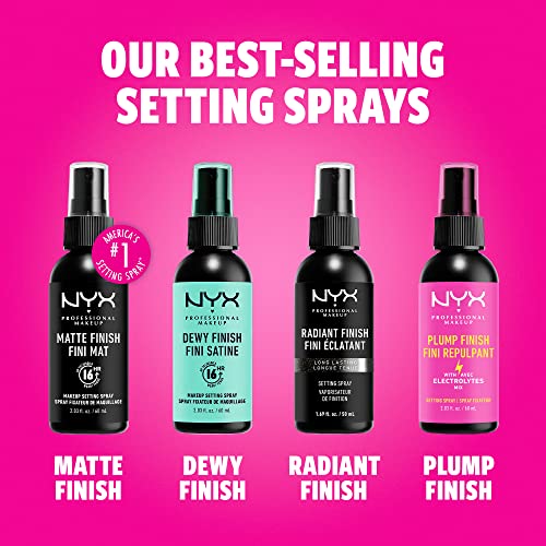 NYX PROFESSIONAL MAKEUP Makeup Setting Spray - Radiant Finish, Long-Lasting Vegan Formula