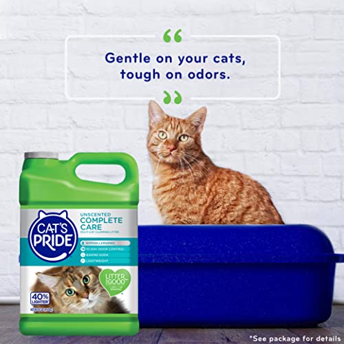 Cat's Pride Premium Lightweight Multi-Cat Hypoallergenic Clumping Litter 10 Pounds, Complete Care