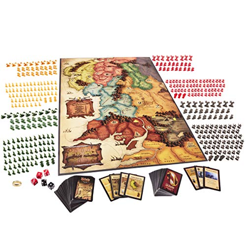 Risk: The Lord of The Rings Trilogy Edition Strategy Family Board Games, Ages 10 and Up, for 2-4 Players (Amazon Exclusive)
