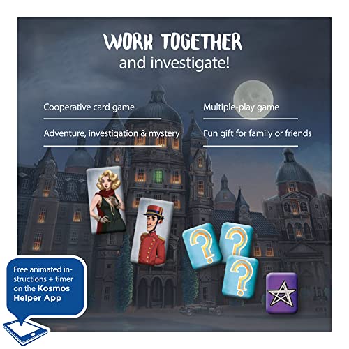 Adventure Games: The Grand Hotel Abaddon - A Kosmos Game from Thames and Kosmos | Collaborative, Replayable Storytelling Gaming Experience for 2 to 4 Players Ages 12+, Grey